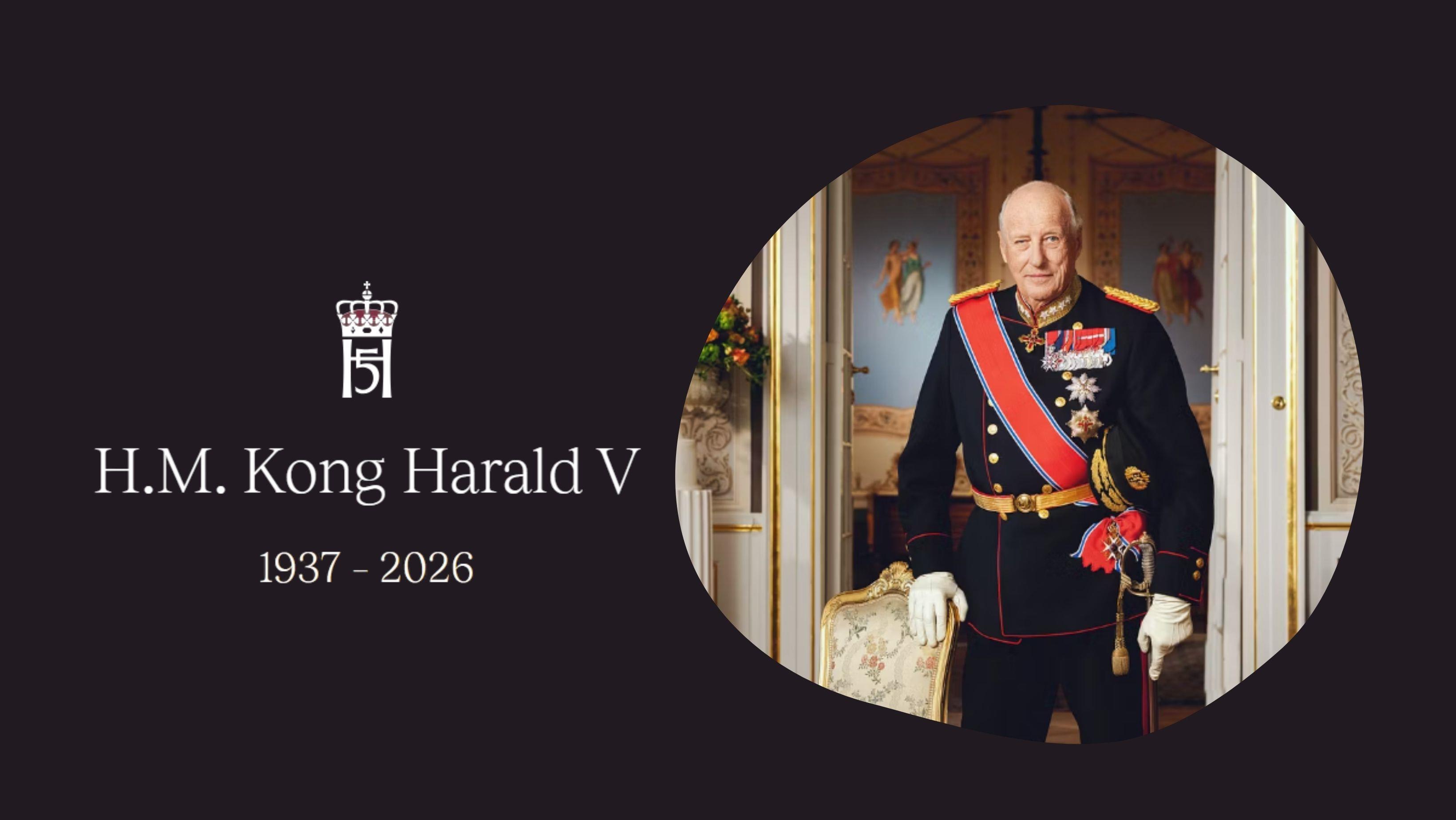 Lenke til artikkel: Kong Harald V er gått bort